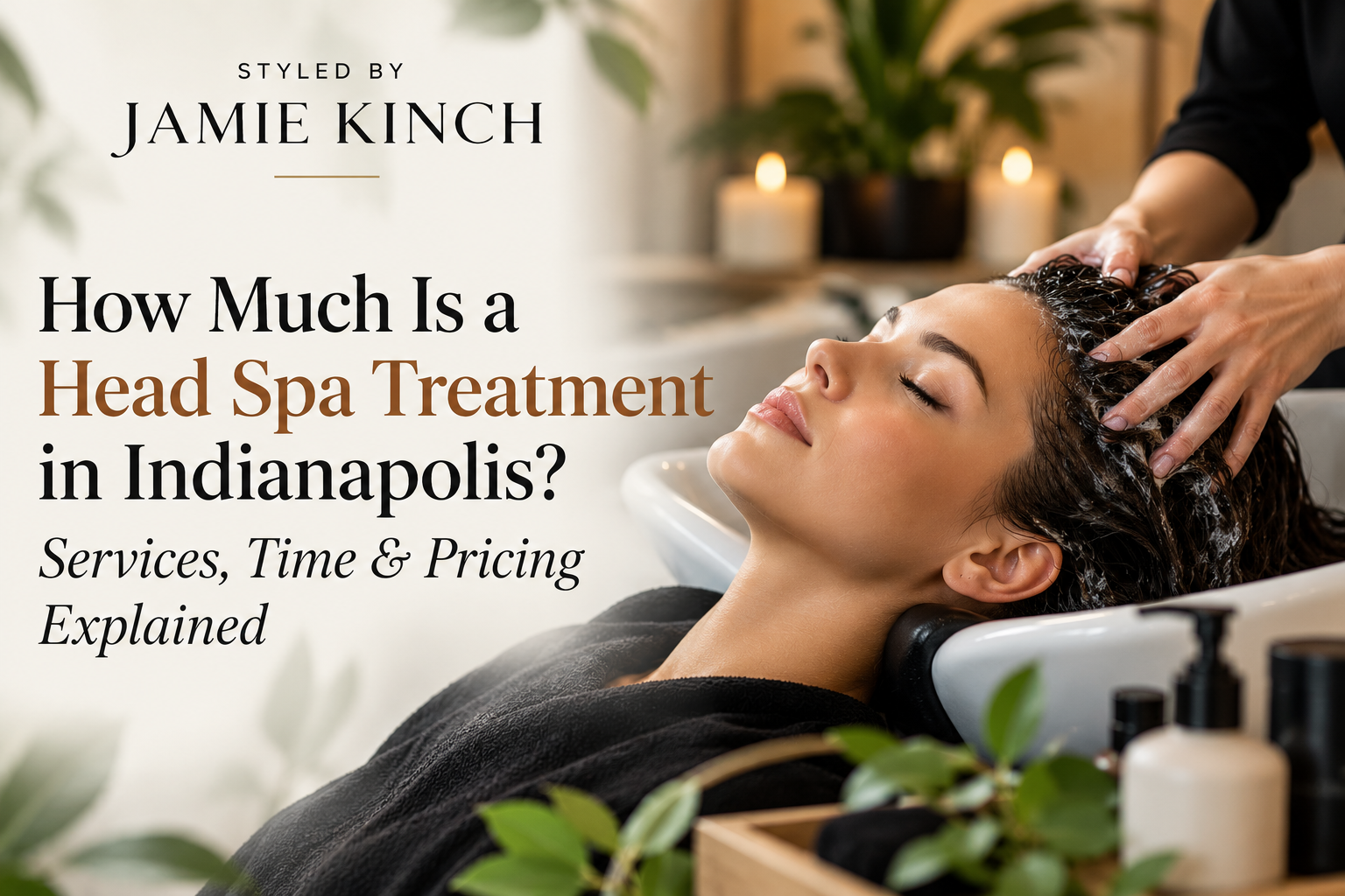 How Much Is a Head Spa Treatment in Indianapolis? Services, Time & Pricing Explained | Styled by Jamie Kinch